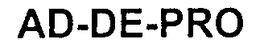 AD-DE-PRO trademark