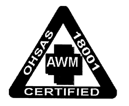 OHSAS 18001 AWM CERTIFIED trademark