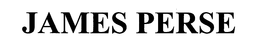 JAMES PERSE trademark