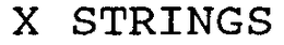 X STRINGS trademark