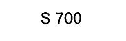 S 700 trademark