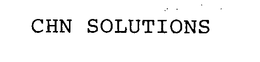 CHN SOLUTIONS trademark