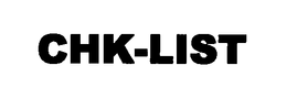 CHK-LIST trademark