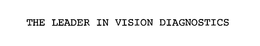 THE LEADER IN VISION DIAGNOSTICS trademark