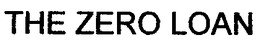 THE ZERO LOAN trademark