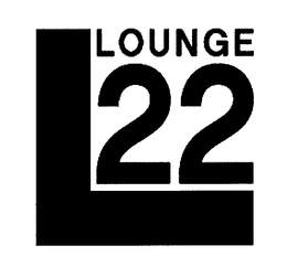 L LOUNGE 22 trademark