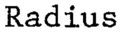 RADIUS trademark
