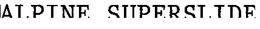 ALPINE SUPERSLIDE trademark