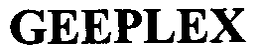 GEEPLEX trademark