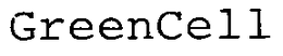 GREENCELL trademark