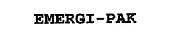 EMERGI-PAK trademark