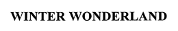 WINTER WONDERLAND trademark