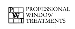 PWT PROFESSIONAL WINDOW TREATMENTS trademark