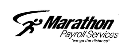 MARATHON PAYROLL SERVICES "WE GO THE DISTANCE" trademark