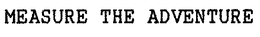 MEASURE THE ADVENTURE trademark