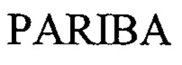 PARIBA trademark