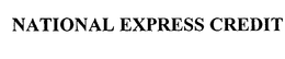 NATIONAL EXPRESS CREDIT trademark