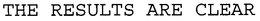 THE RESULTS ARE CLEAR trademark
