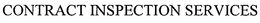 CONTRACT INSPECTION SERVICES trademark