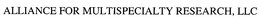 ALLIANCE FOR MULTISPECIALTY RESEARCH, LLC trademark