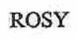 ROSY trademark