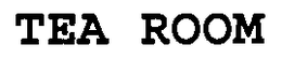 TEA ROOM trademark