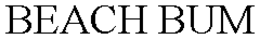 BEACH BUM trademark