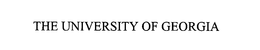 THE UNIVERSITY OF GEORGIA trademark