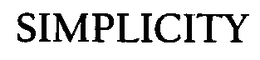 SIMPLICITY trademark