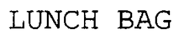 LUNCH BAG trademark