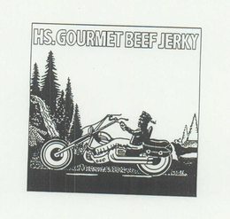 HS. GOURMET BEEF JERKY trademark
