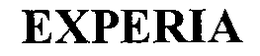 EXPERIA trademark