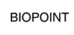 BIOPOINT trademark