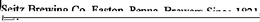 SEITZ BREWING CO. EASTON, PENNA. BREWERS SINCE 1821 trademark