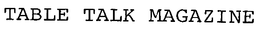 TABLE TALK MAGAZINE trademark