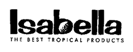 ISABELLA THE BEST TROPICAL PRODUCTS trademark