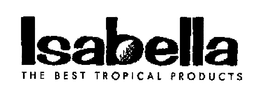 ISABELLA THE BEST TROPICAL PRODUCTS trademark