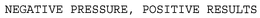 NEGATIVE PRESSURE, POSITIVE RESULTS trademark