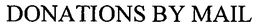 DONATIONS BY MAIL trademark