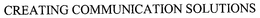 CREATING COMMUNICATION SOLUTIONS trademark