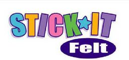 STICK IT FELT trademark