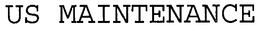 US MAINTENANCE trademark