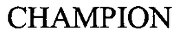 CHAMPION trademark