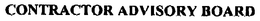 CONTRACTOR ADVISORY BOARD trademark