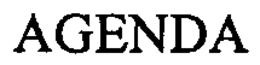 AGENDA trademark