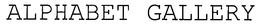 ALPHABET GALLERY trademark