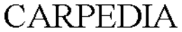 CARPEDIA trademark