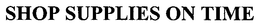 SHOP SUPPLIES ON TIME trademark