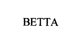 BETTA trademark