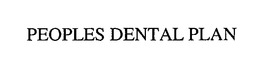 PEOPLES DENTAL PLAN trademark
